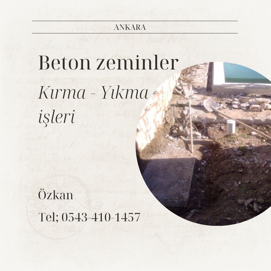 Çankaya Beton Kırımcı Ankara