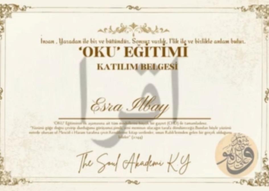 Tasavvuf Sertifikası