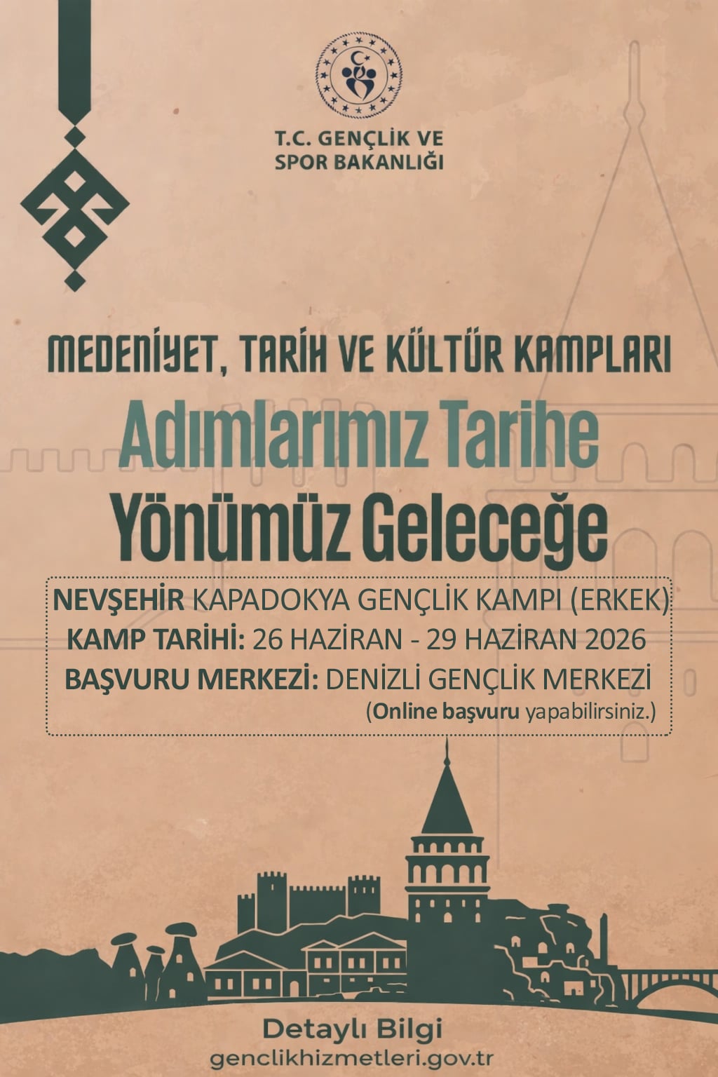 2026 YILI MEDENİYET KÜLTÜR ve TARİH KAMPI - NEVŞEHİR