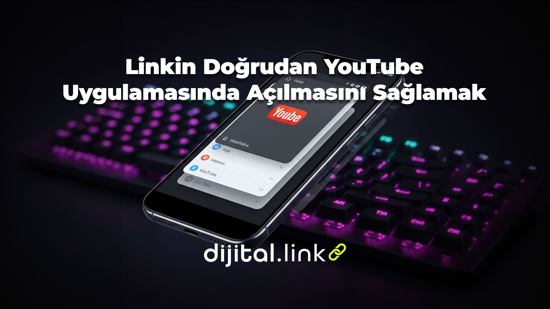 Instagram hikâyede paylaşılan YouTube linkinin doğrudan YouTube uygulamasında açılmasını temsil eden görsel